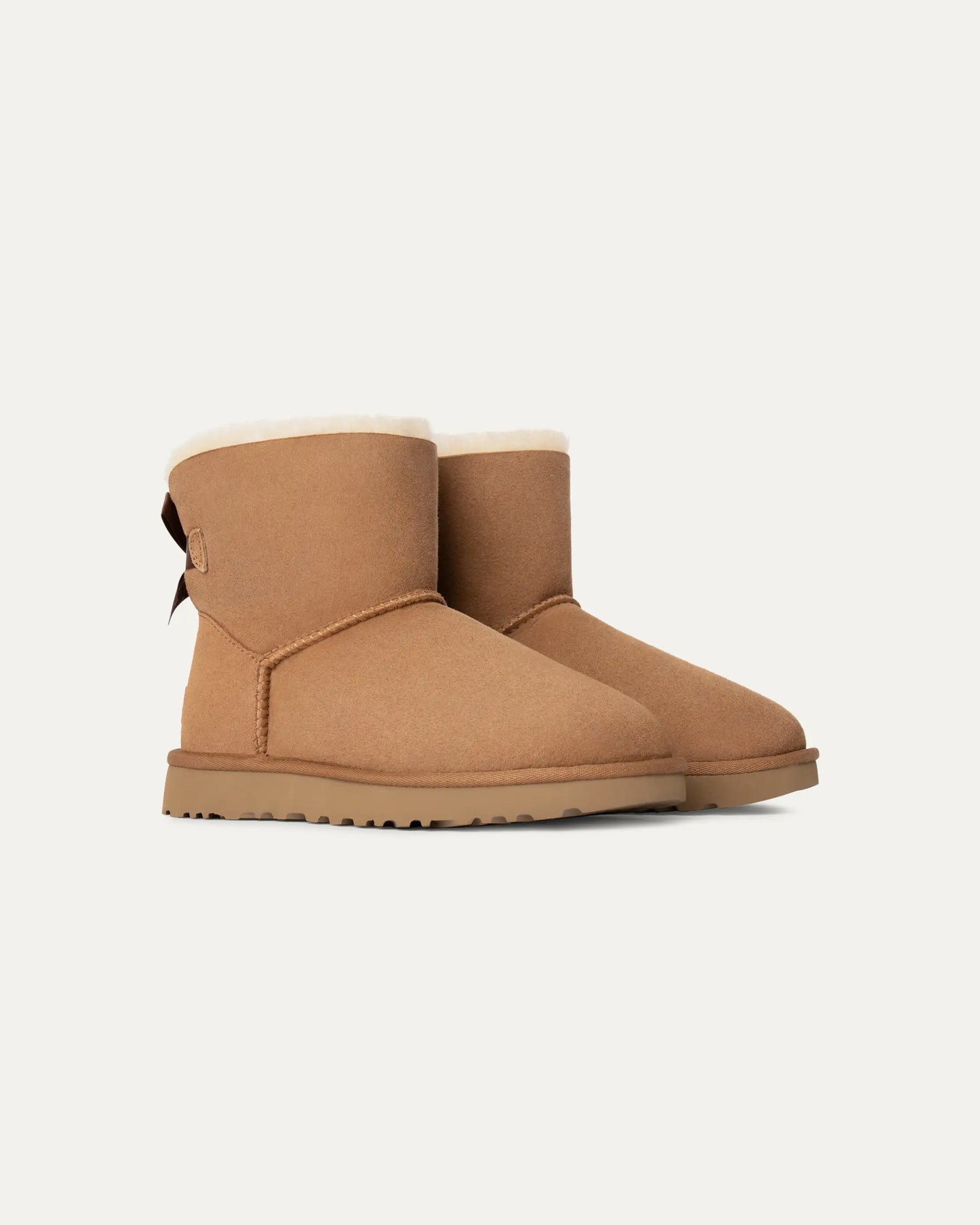 UGG Mini Bailey Bow II Womens Boots - Chestnut
