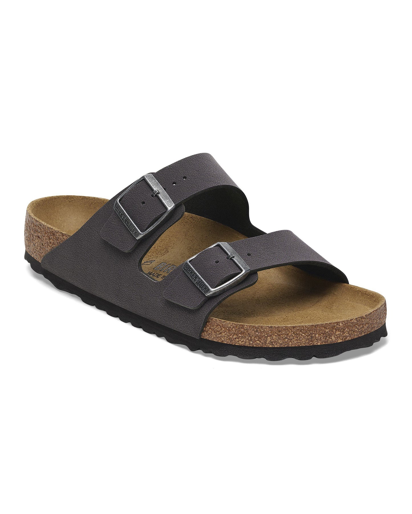 Birkenstock Arizona Birkibuc Mens Sandals Velvet Grey