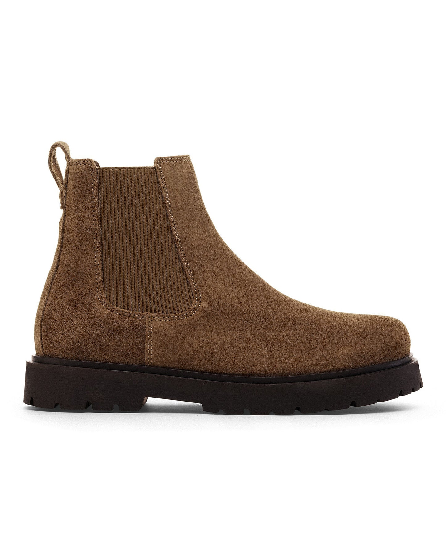 Birkenstock Highwood Slip On Mid Womens Suede Boots - Dark Tea