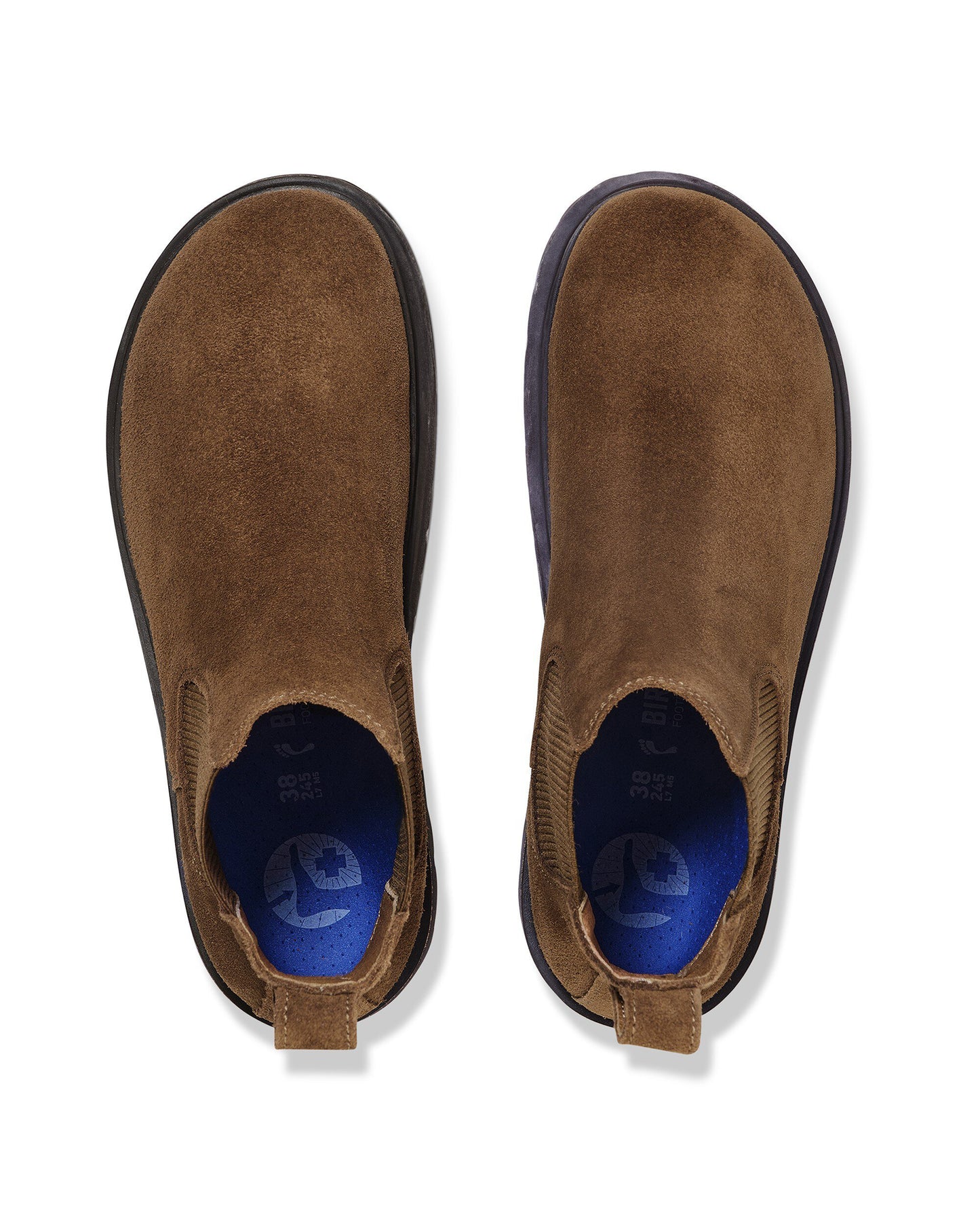 Birkenstock Highwood Slip On Mid Womens Suede Boots - Dark Tea