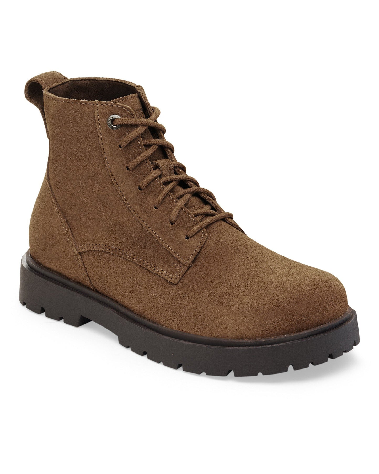 Birkenstock Highwood Lace Mid Womens Suede Boots - Dark Tea