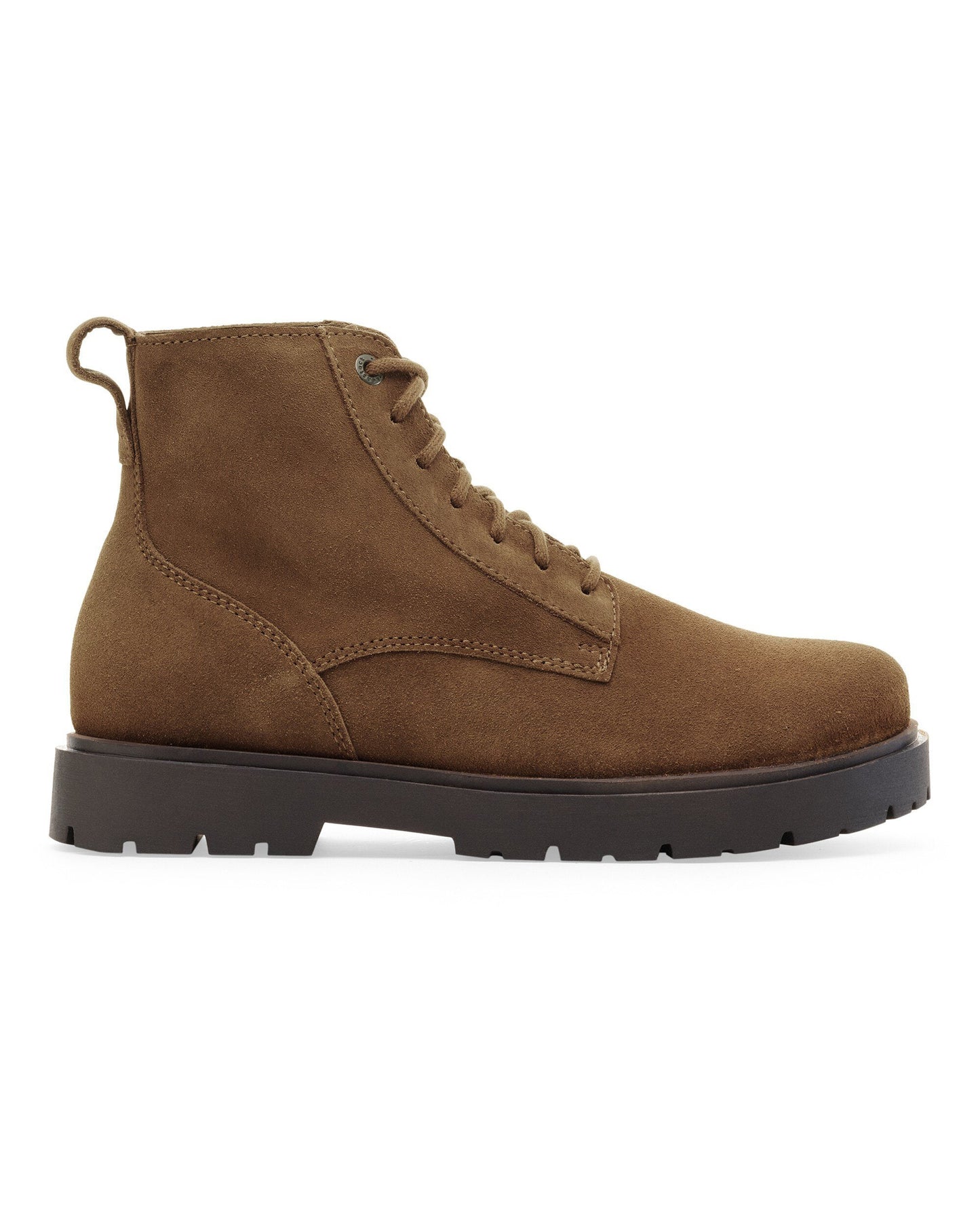 Birkenstock Highwood Lace Mid Womens Suede Boots - Dark Tea