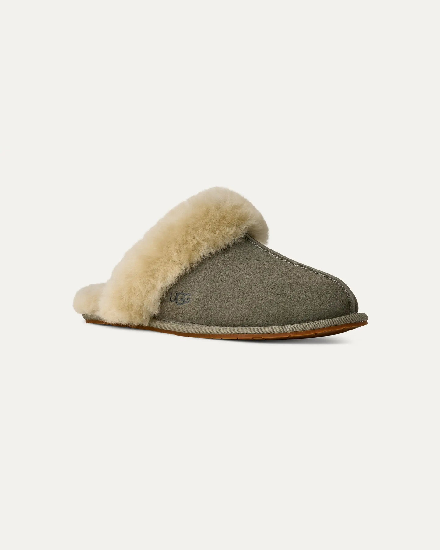 UGG Scuffette II Womens Slipper - Moss Green / Muted Brass