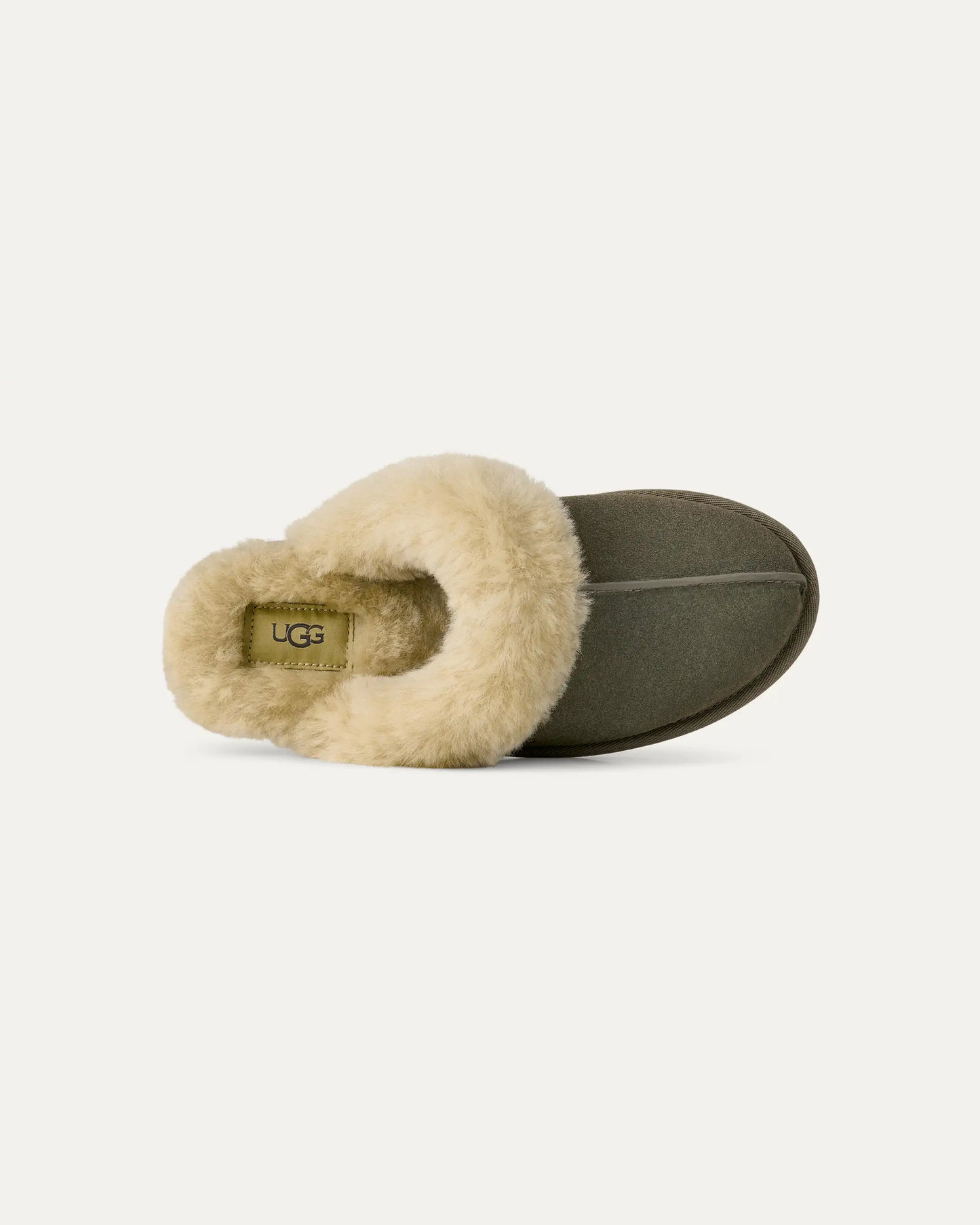 UGG Scuffette II Womens Slipper - Moss Green / Muted Brass