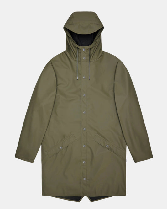 Rains Long Unisex Jacket - 134 Marsh