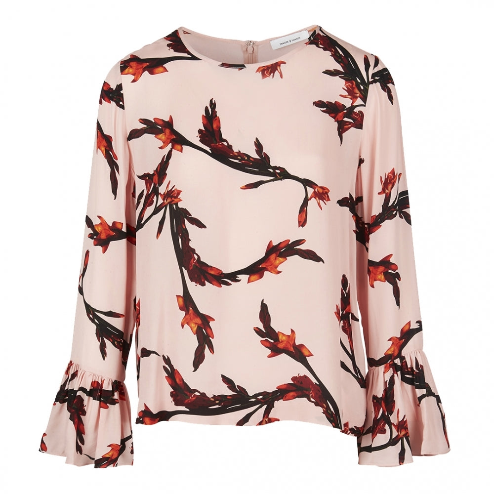 Samsoe & Samsoe Serena lS Aop Womens Top 8083