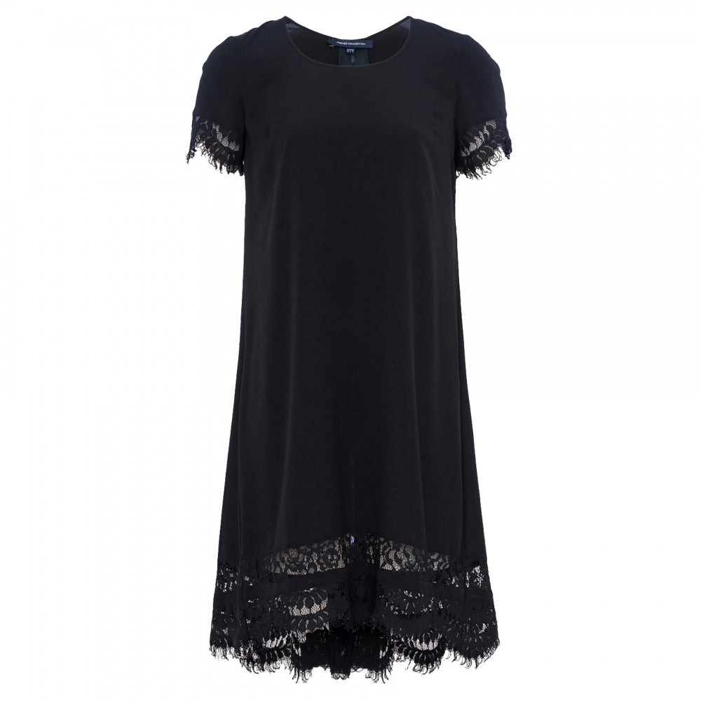 Classic Crepe Light Woven Ss Tunic Womens Dress