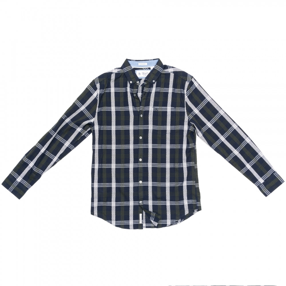 Original Pengiun Long Sleeve Nep Plaid Mens Top
