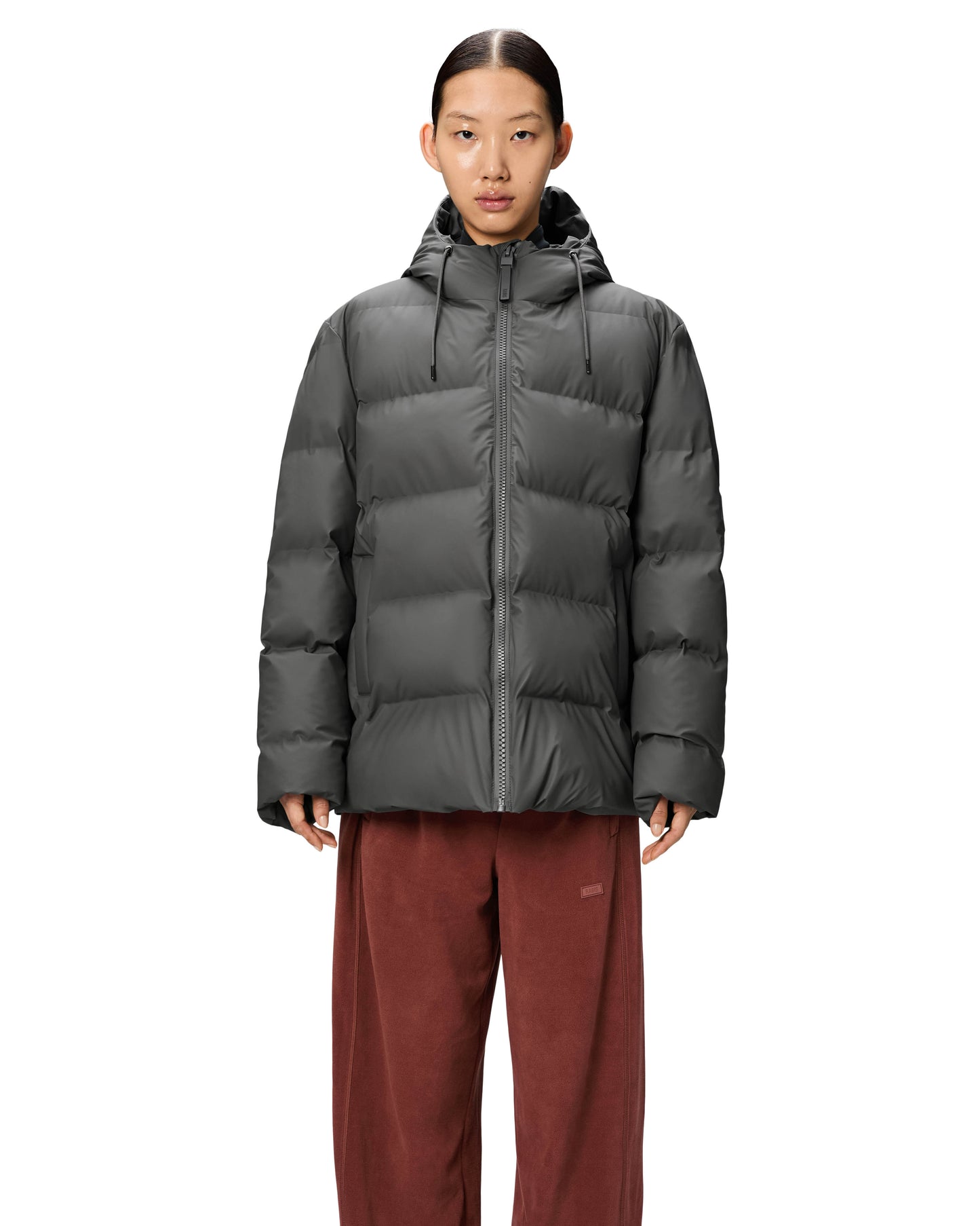 Rains Alta Unisex Puffer Jacket - 13 Grey
