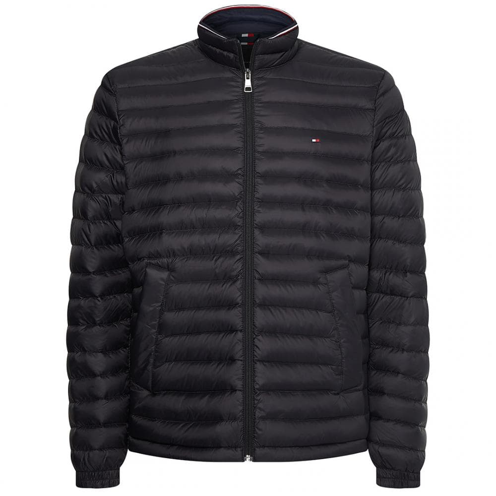 Tommy Hilfiger Core Packable Mens Circular Jacket - Jet Black