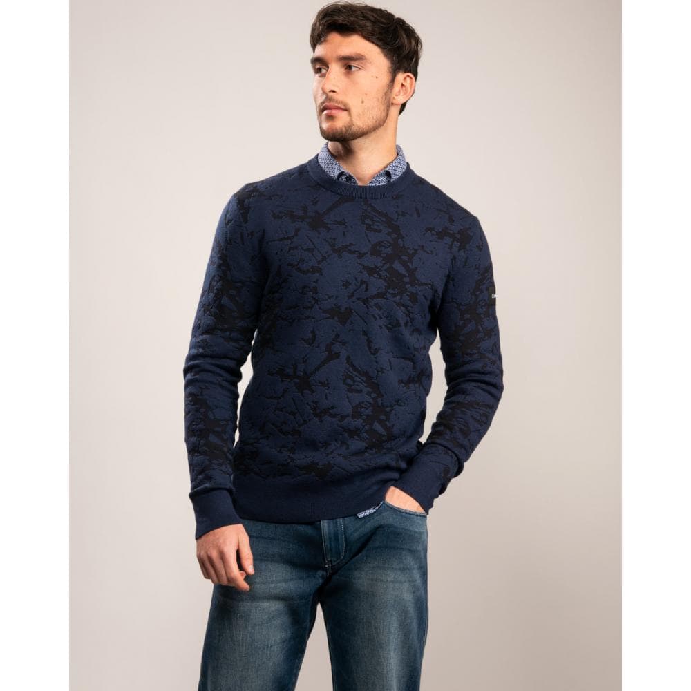 Calvin Klein Cotton Blend Abstract Mens Sweatshirt