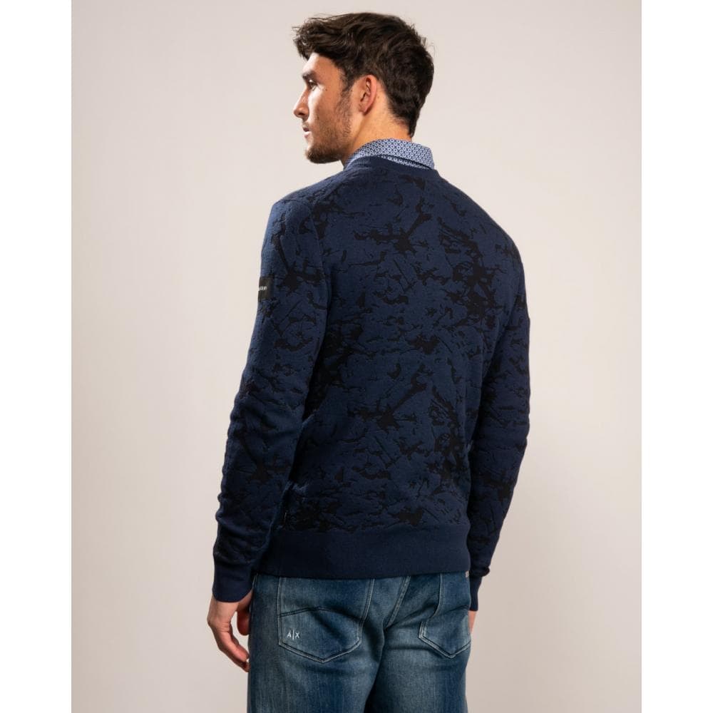 Calvin Klein Cotton Blend Abstract Mens Sweatshirt