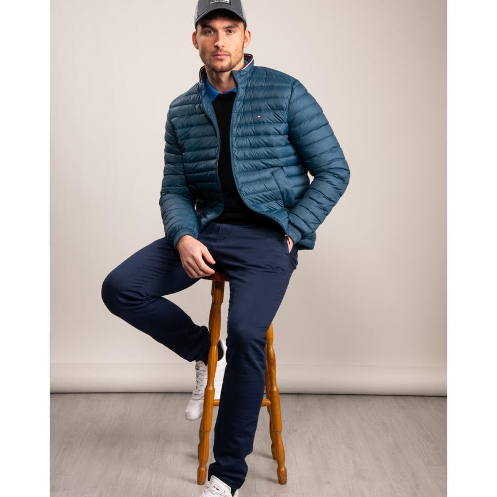 Tommy Hilfiger Core Packable Mens Circular Jacket - Lakeside