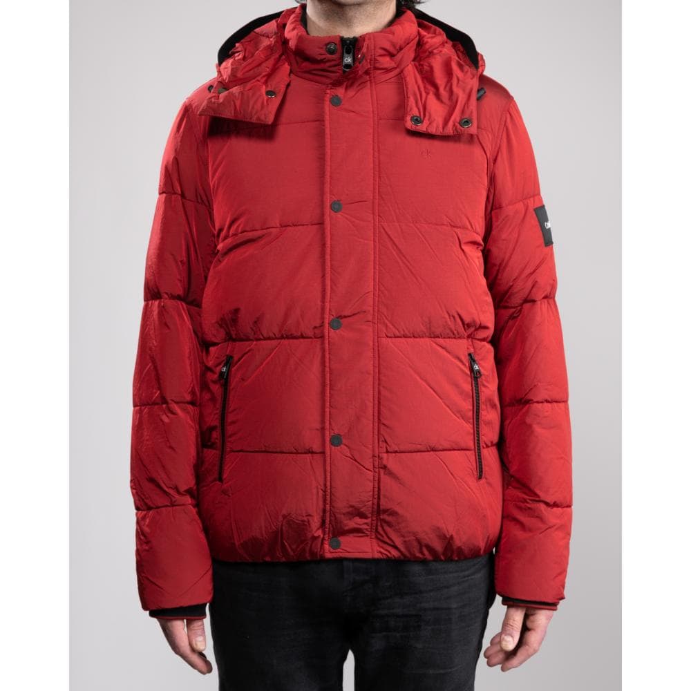 Calvin Klein Mens Crinkle Nylon Mid Jacket