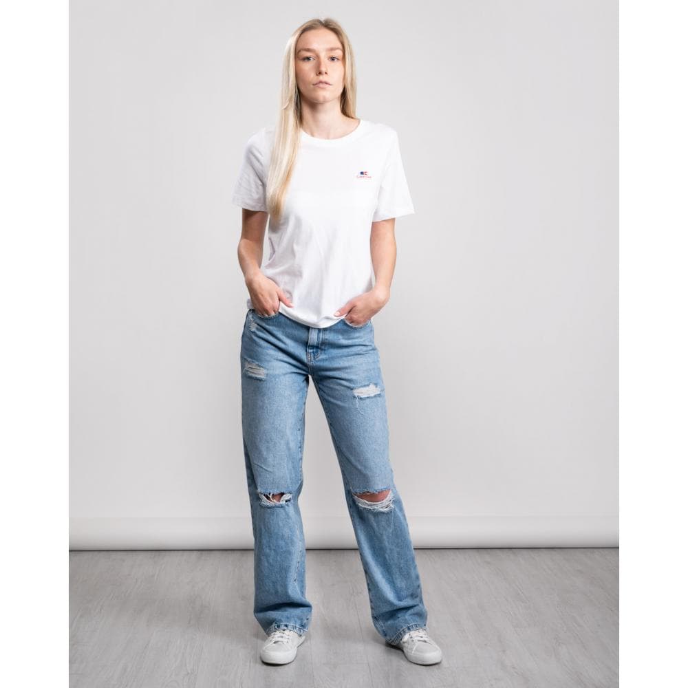 Calvin Klein Vintage Logo Small Short Sleeve Womens T-Shirt
