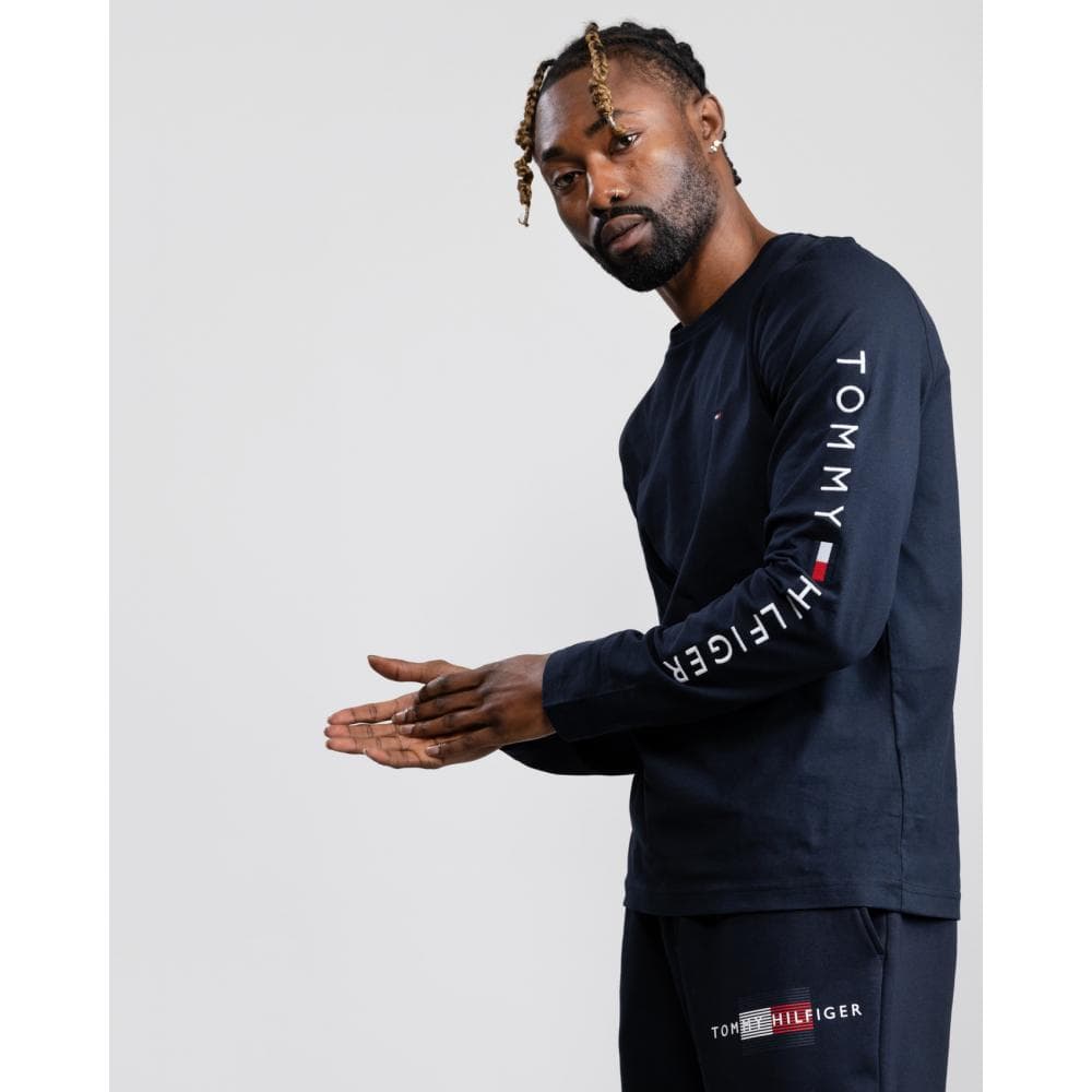 Tommy Hilfiger Tommy Logo Long Sleeve Mens Top