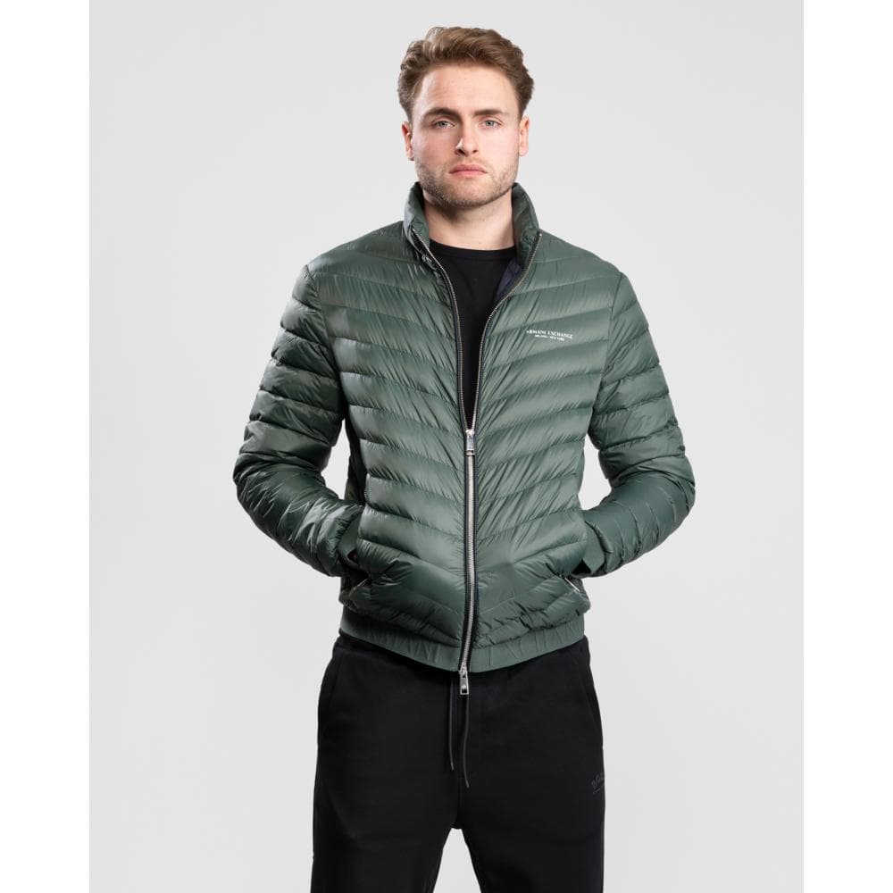Armani Exchange Milano/New York Logo Mens Padded Jacket