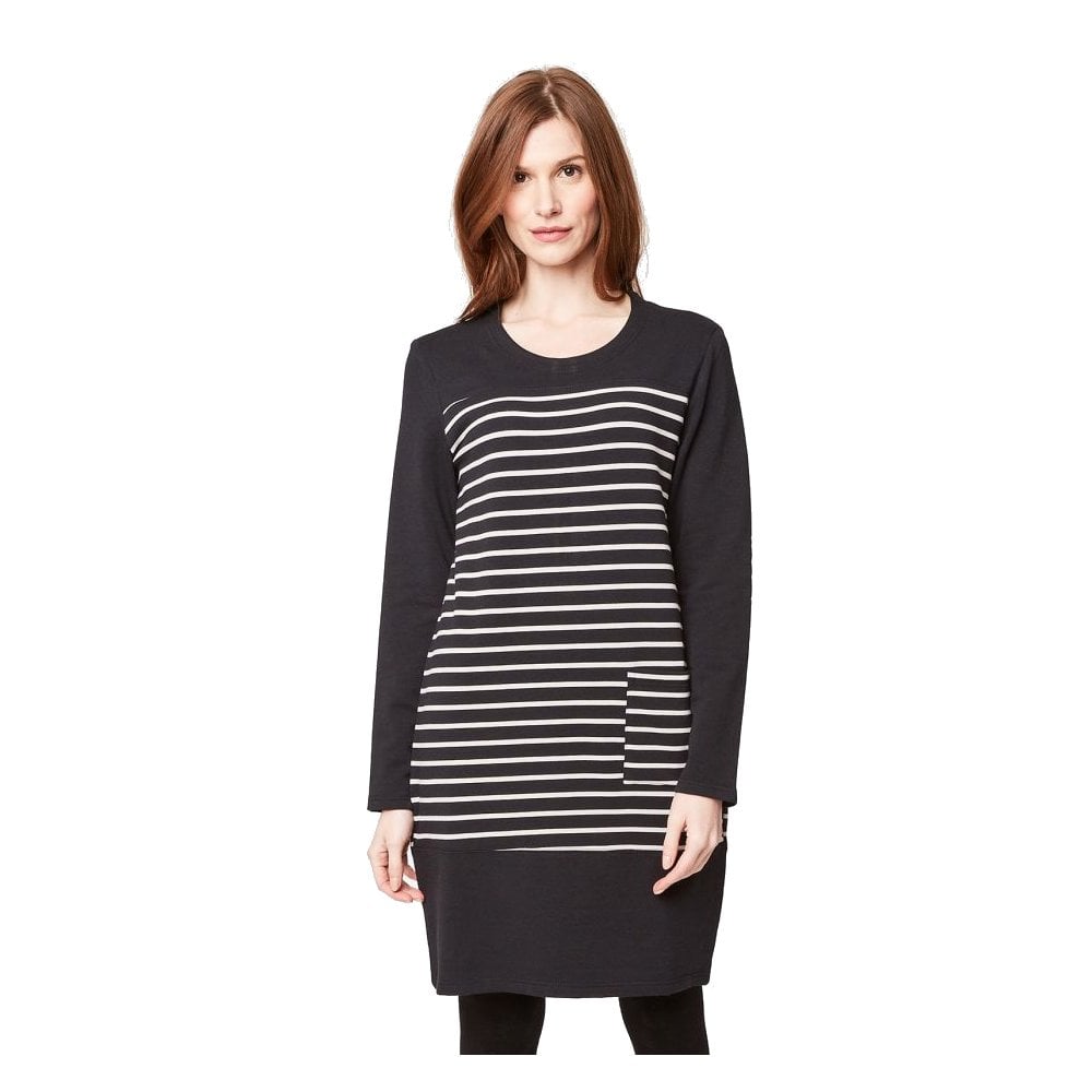 Thought Clothing Cristina Striped Bamboo Tunic Dress
