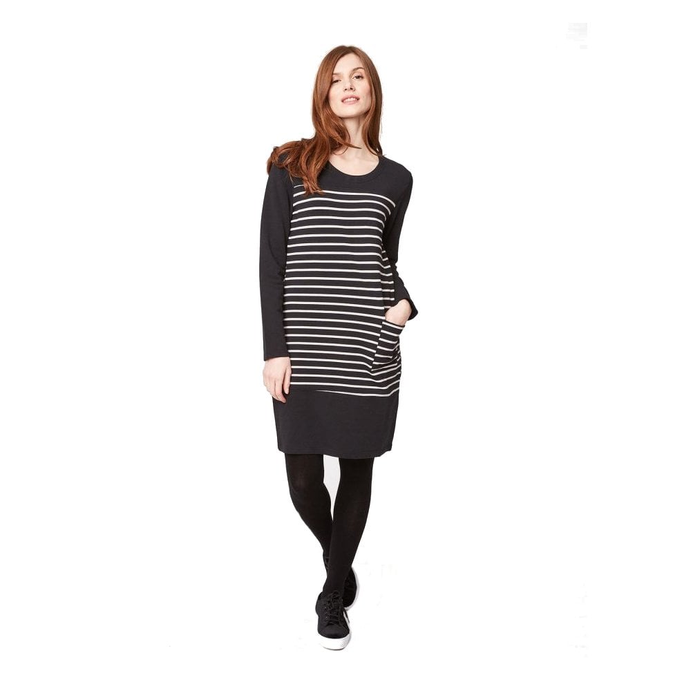 Thought Clothing Cristina Striped Bamboo Tunic Dress