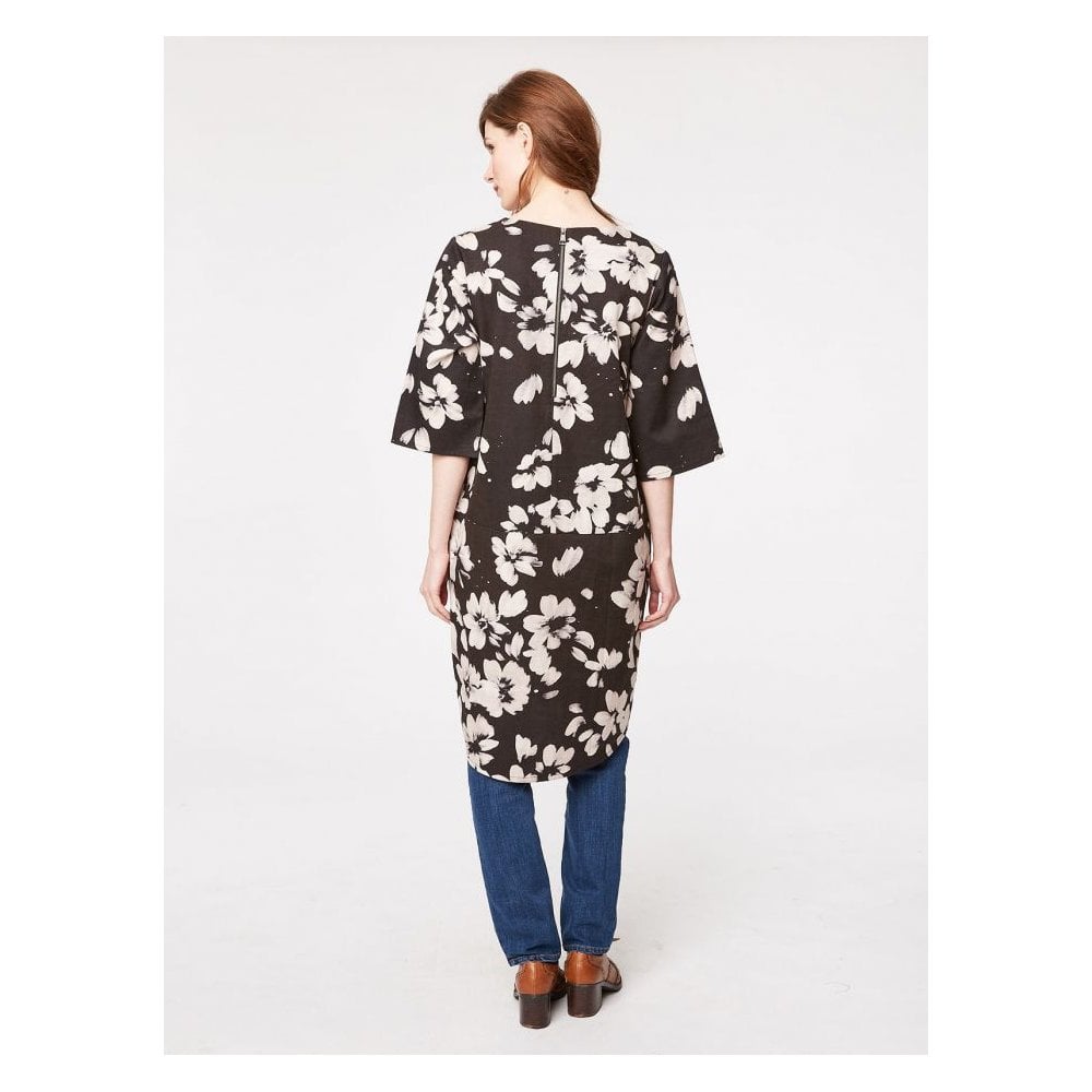 Thought Clothing Marin Womens Tencel Flower Print Dress