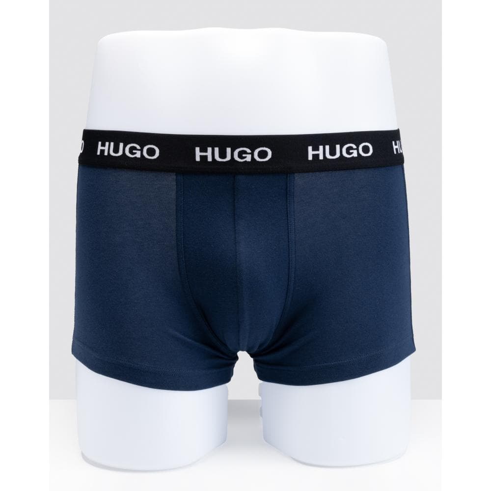 HUGO Three Pack Stretch-Jersey Mens Trunks