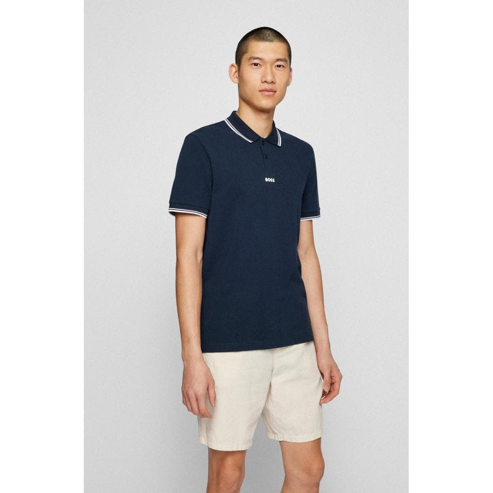 BOSS Orange PChup Mens Short Sleeve Polo Shirt
