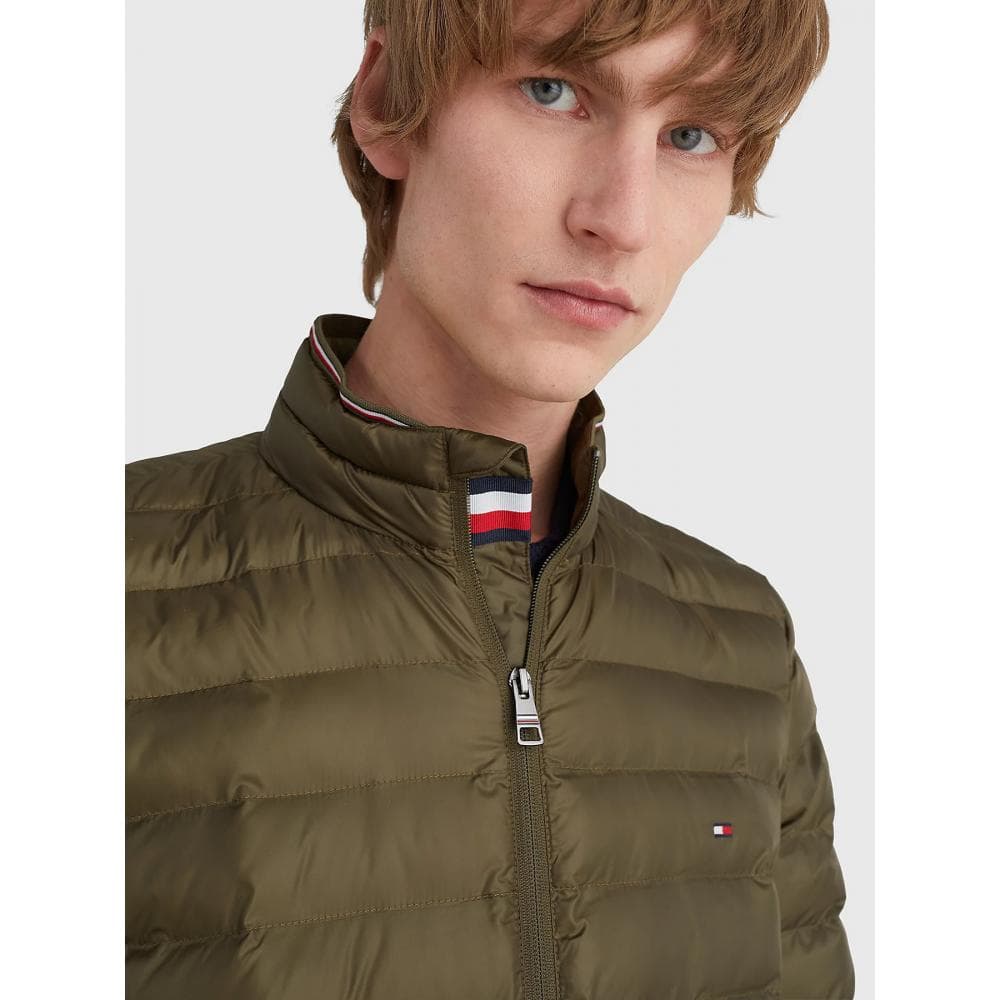 Tommy Hilfiger Core Packable Mens Circular Jacket - Army Green