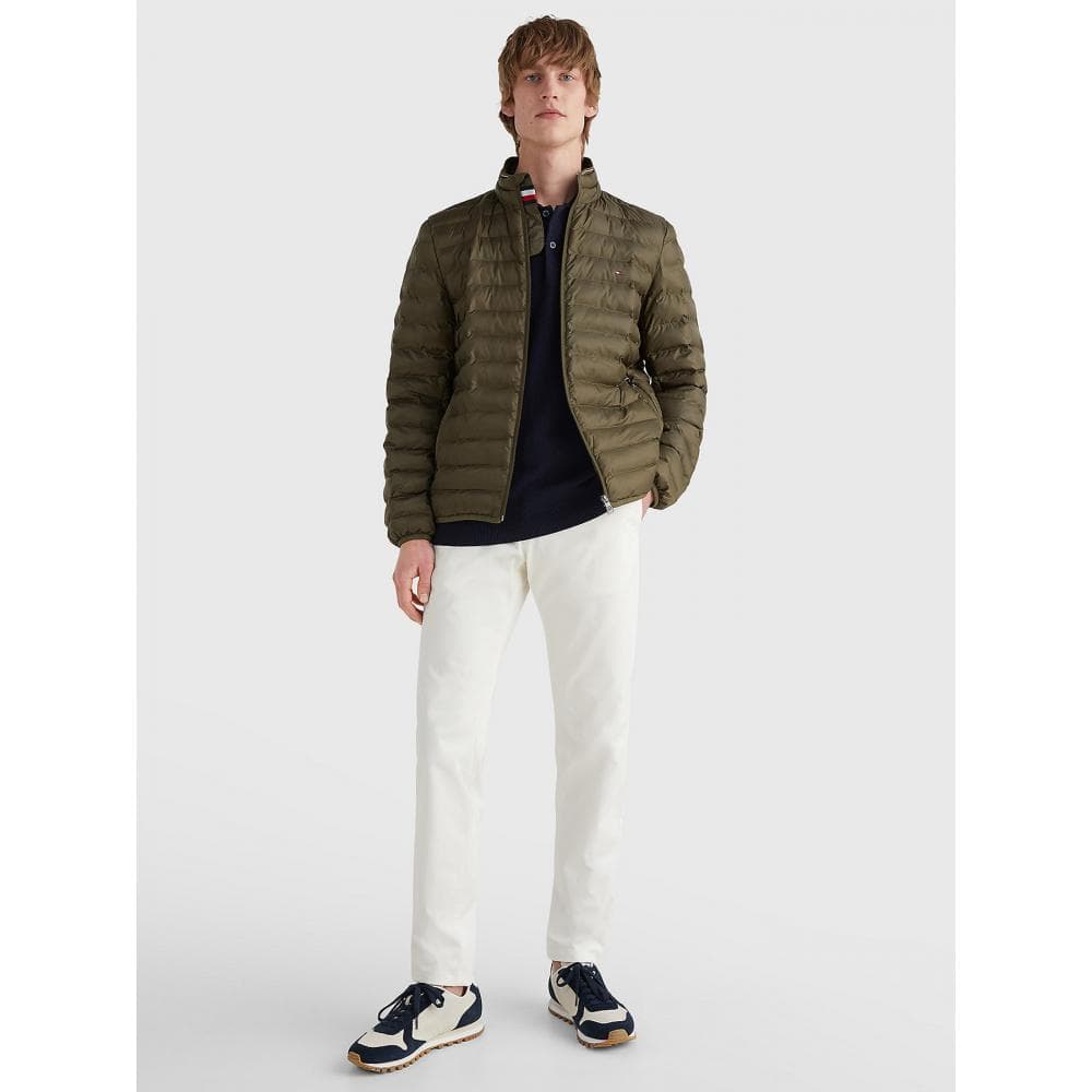 Tommy Hilfiger Core Packable Mens Circular Jacket - Army Green