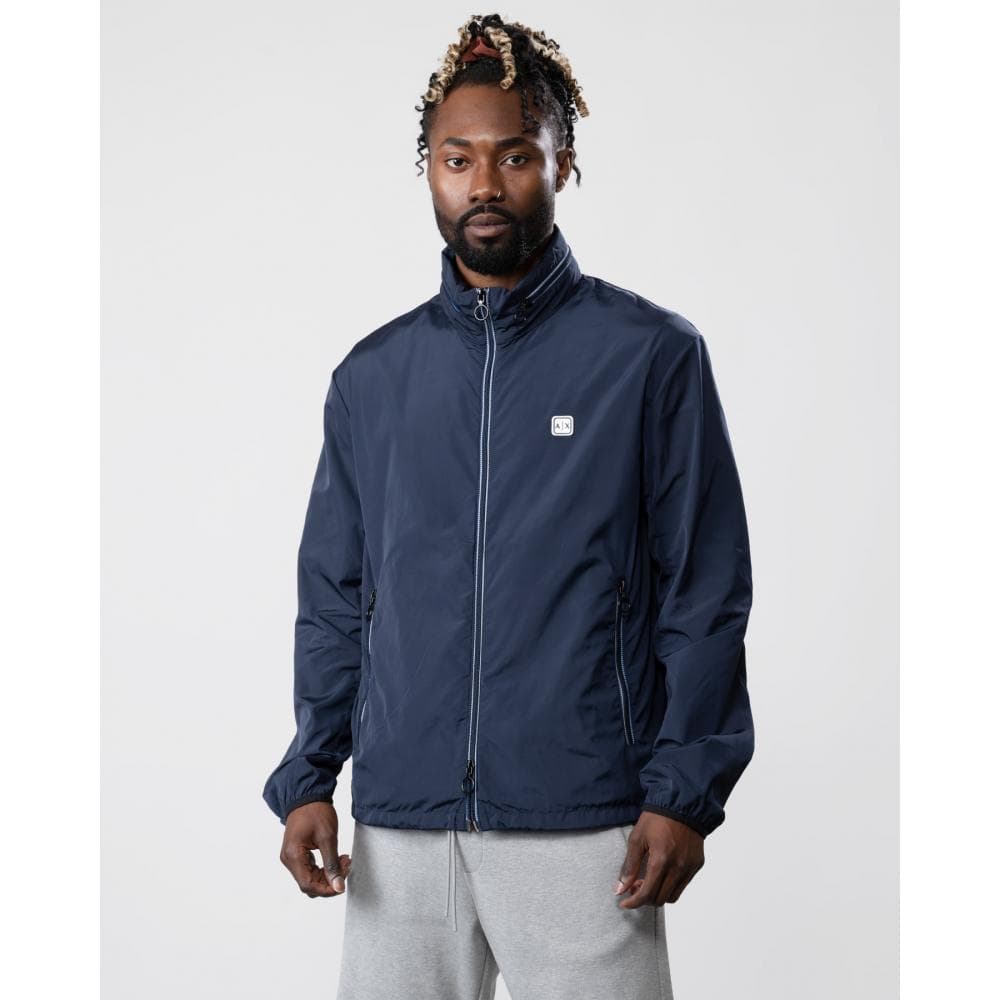 Armani Exchange Mens Jacket With Packable Hood