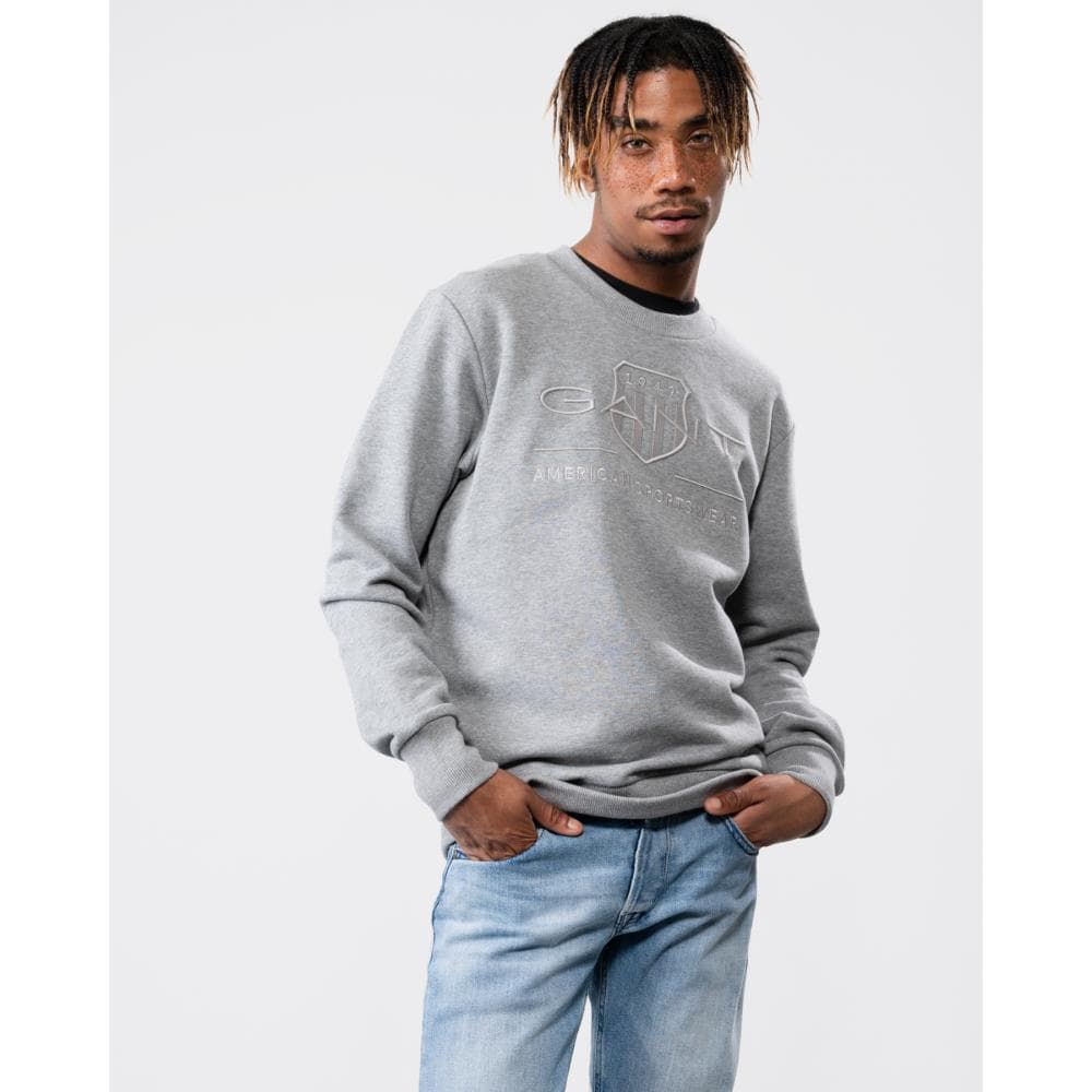 GANT D1 Tonal Archive Shield Mens Sweatshirt