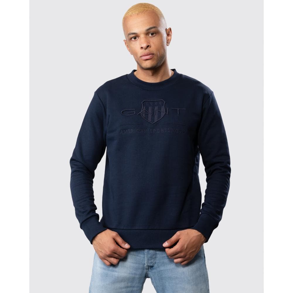 GANT D1 Tonal Archive Shield Mens Sweatshirt