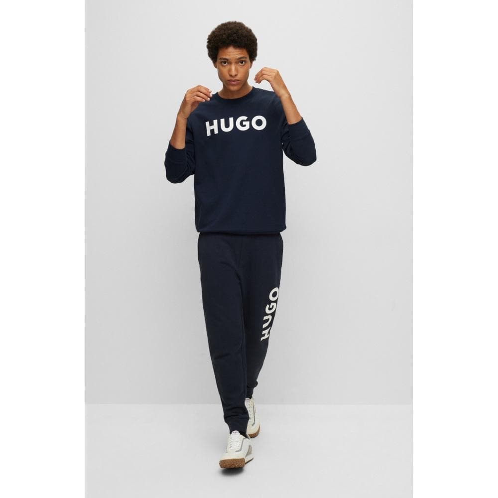 HUGO HUGO Dem Large Logo Mens Crew Neck Sweatshirt