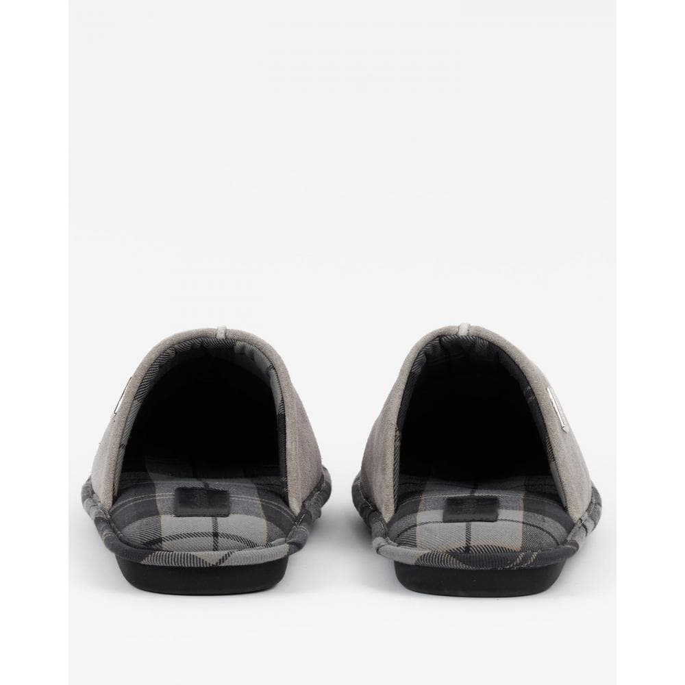 Barbour Foley Mens Slippers - Dark Grey