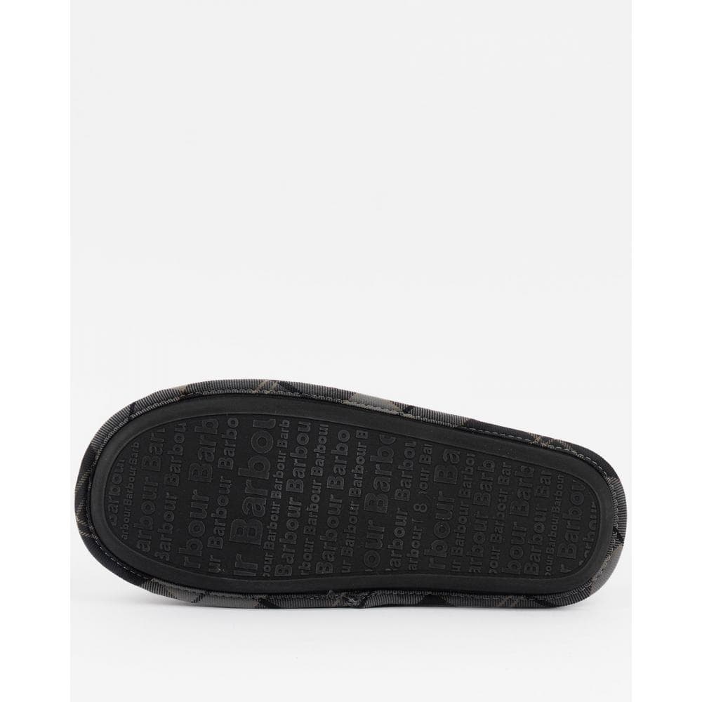 Barbour Foley Mens Slippers - Dark Grey