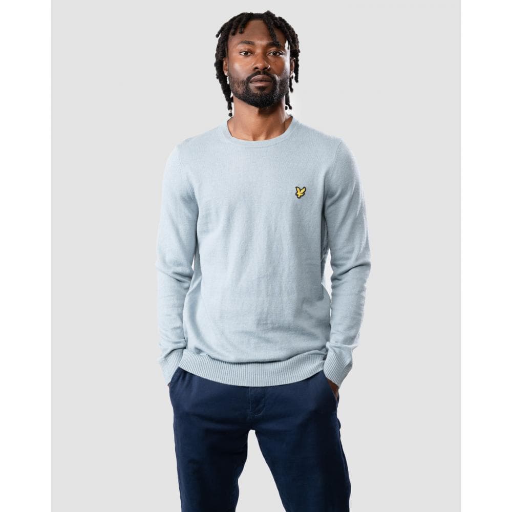 Lyle & Scott Cotton Merino Mens Crew Jumper