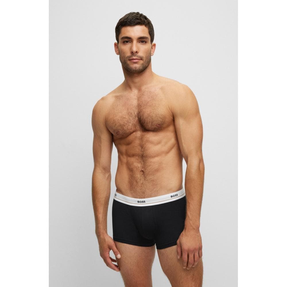 BOSS Orange 5 Pack Mens Essential Trunks NOS - Black 001