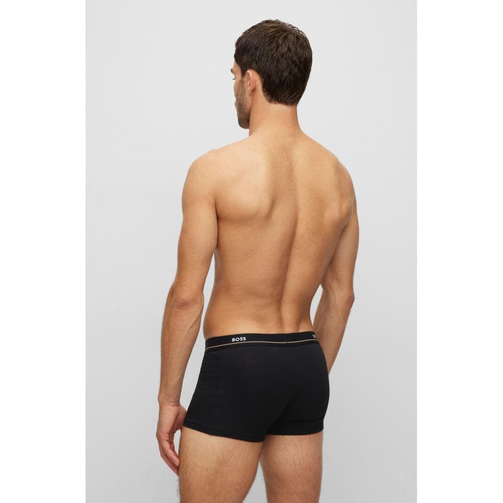 BOSS Orange 5 Pack Mens Essential Trunks NOS - Black 001