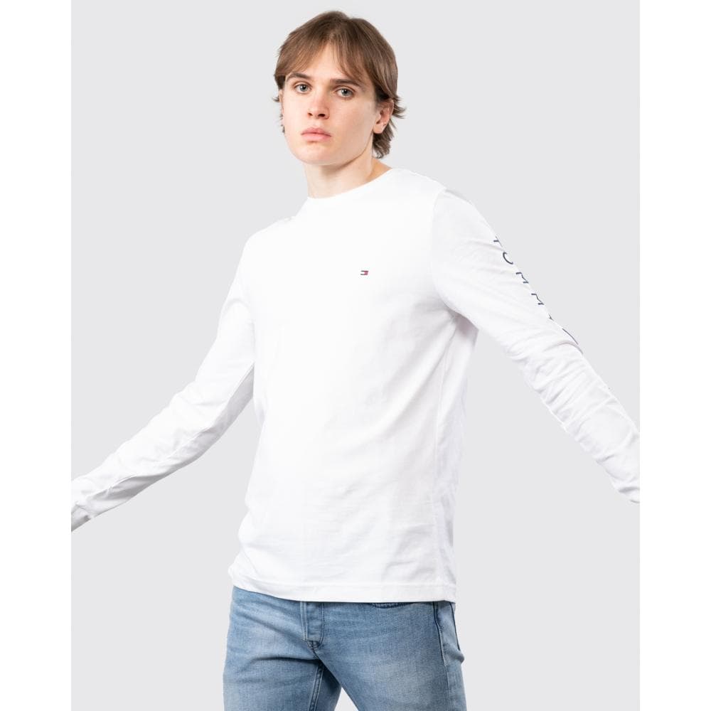 Tommy Hilfiger Tommy Logo Long Sleeve Mens Top