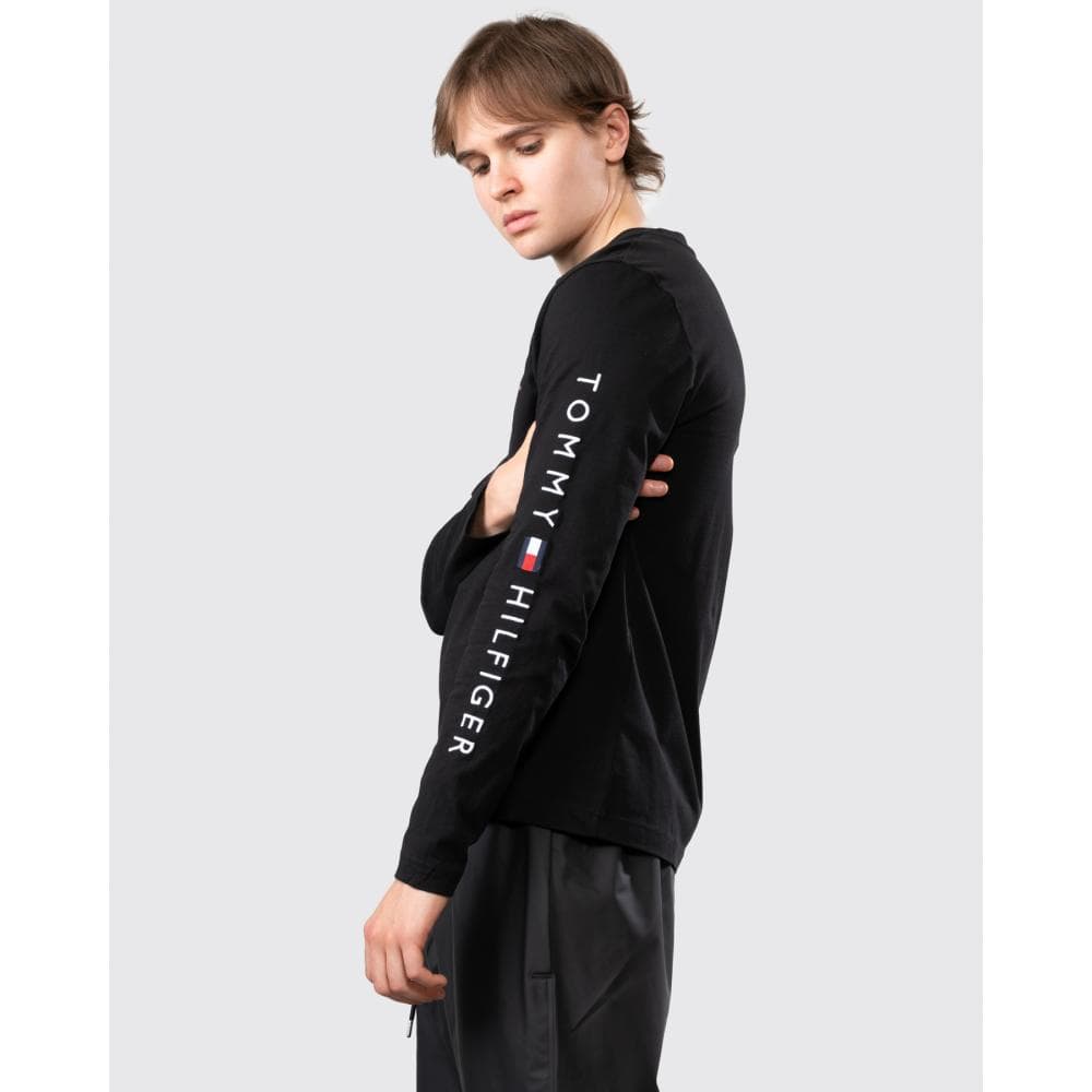 Tommy Hilfiger Tommy Logo Long Sleeve Mens Top