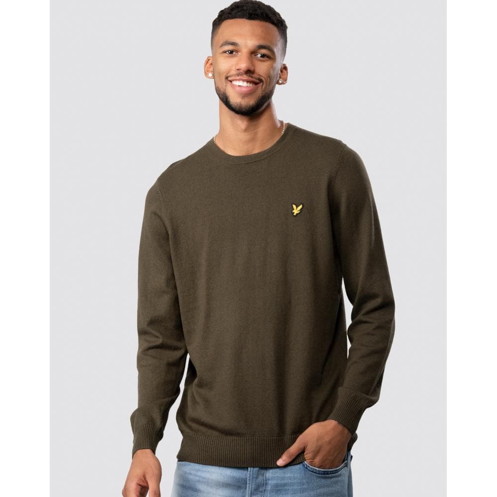 Lyle & Scott Cotton Merino Mens Crew Jumper