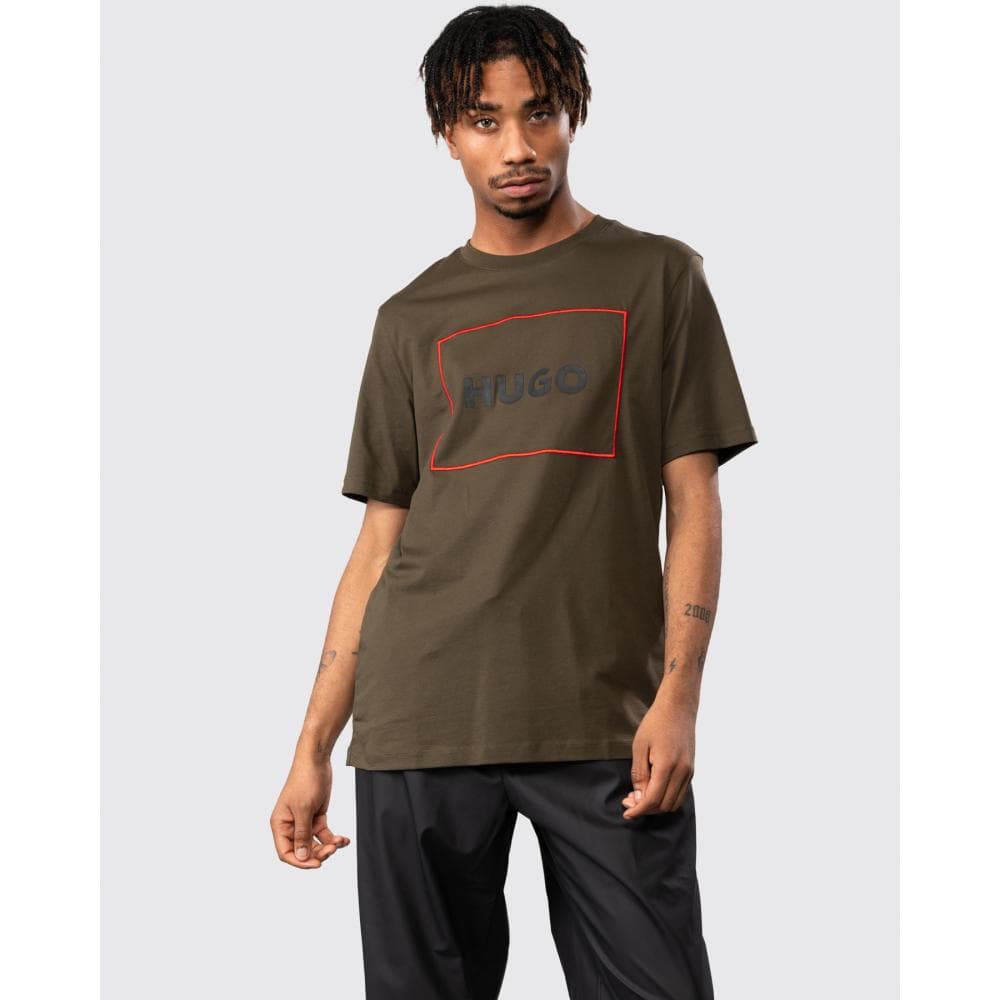 HUGO Dumex Box Logo Mens T-Shirt