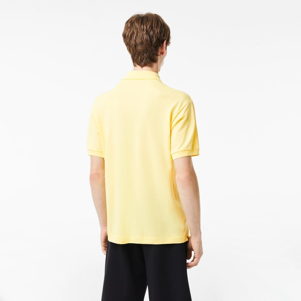 Lacoste Classic Fit L.12.12 Mens Short Sleeve Polo Shirt - Yellow 107
