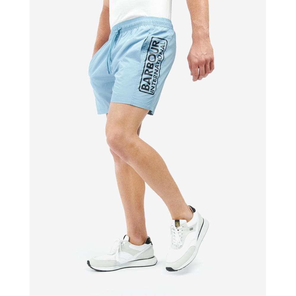 Barbour International Large Logo Mens Swim Shorts