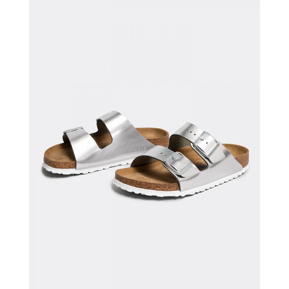 Birkenstock Arizona Soft Footbed Natural Leather Womens Sandals