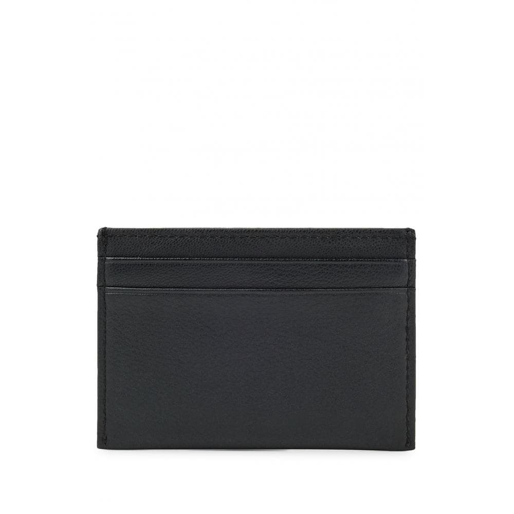 BOSS Orange Big BB Mens Grained Leather Card Holder With Embossed Logo