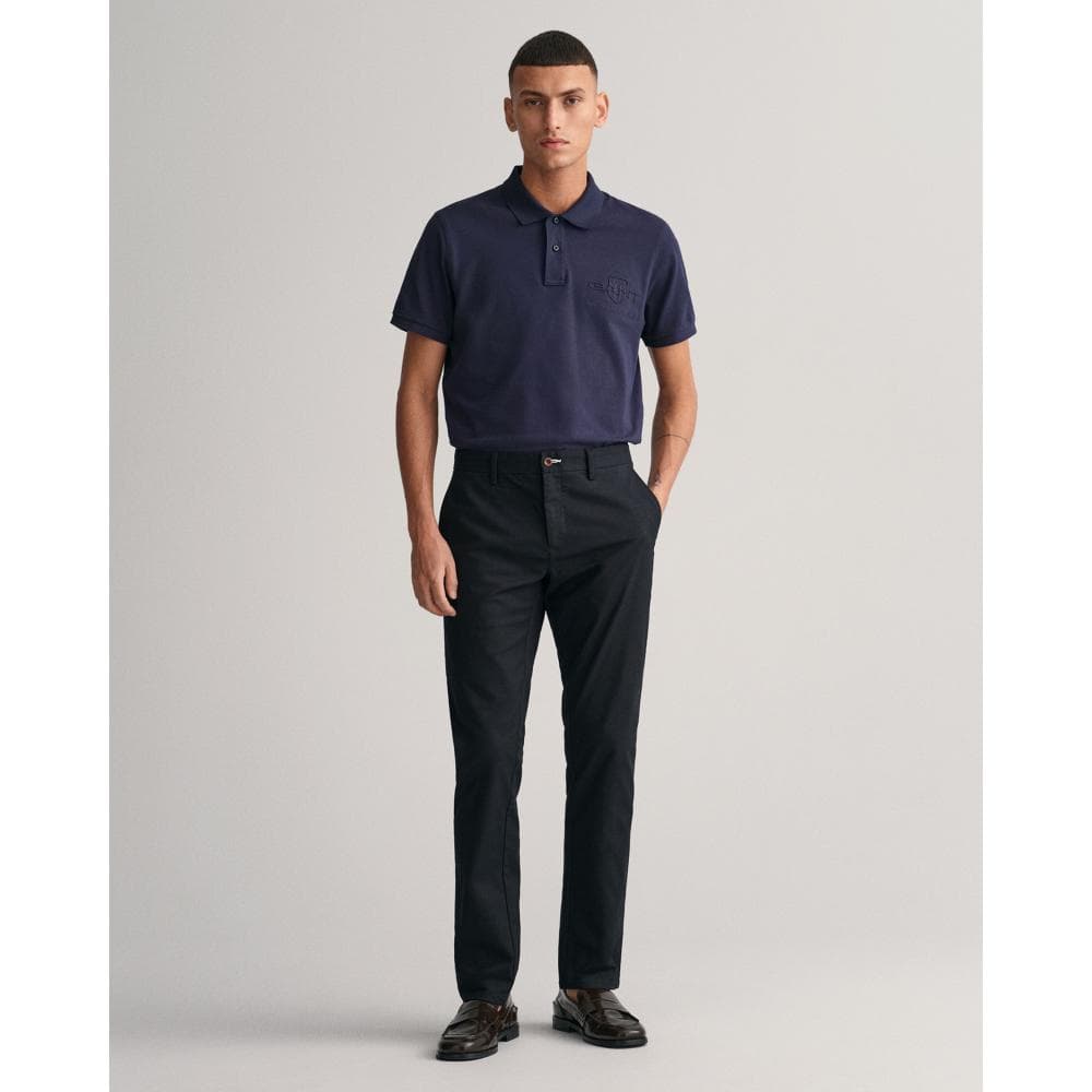 GANT Mens Slim Fit Tech Prep™ Chinos - 5 Black