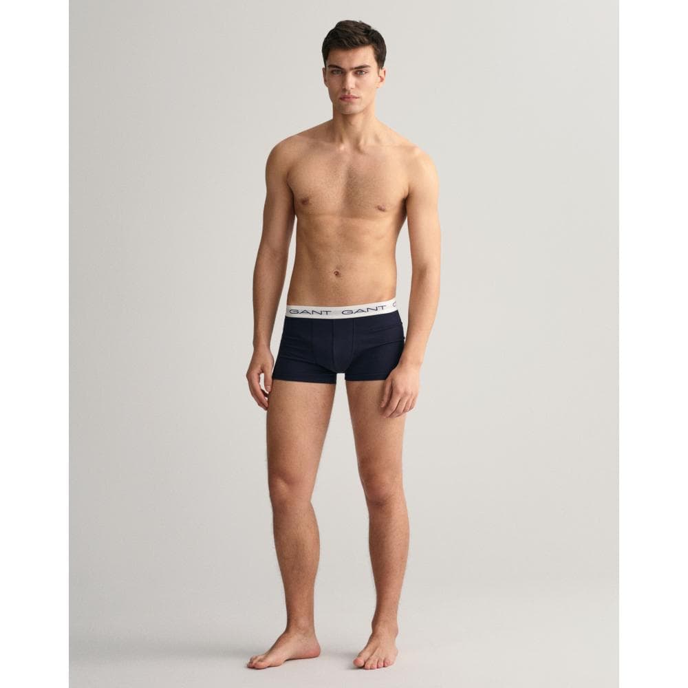 GANT 3-Pack Mens Cotton Jersey Trunks - 105 Multicolor