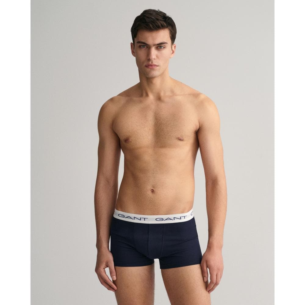 GANT 3-Pack Mens Cotton Jersey Trunks - 105 Multicolor