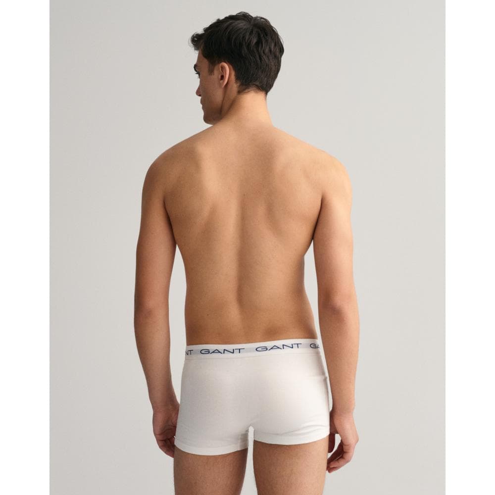 GANT 3-Pack Mens Cotton Jersey Trunks - 110 White