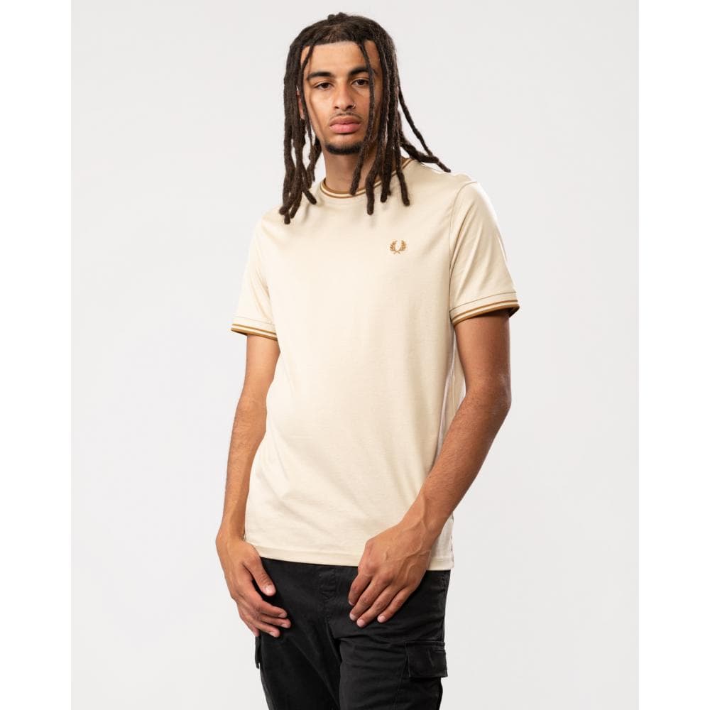 Fred Perry Mens Twin Tipped T-Shirt